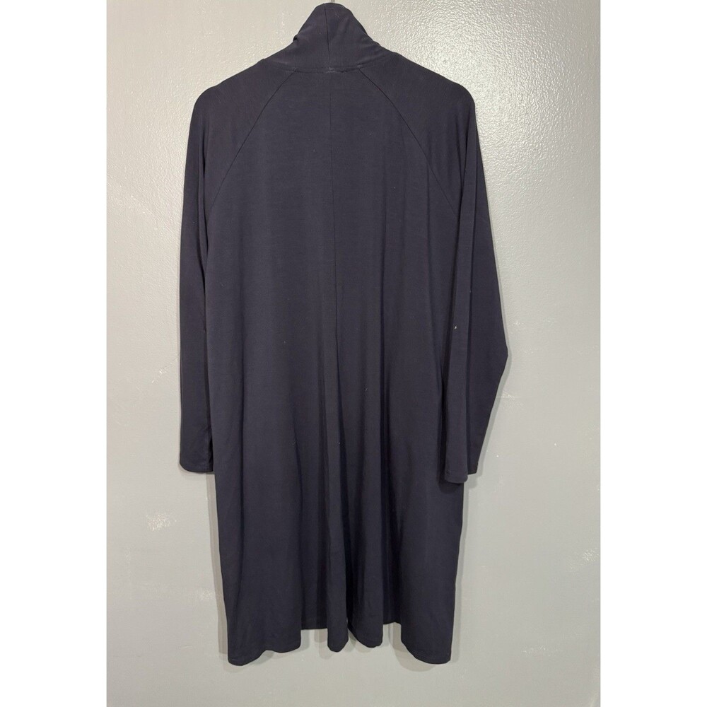 Eileen Fisher Long Cardigan Tencel Knit Duster Open Sweater Jacket Size M - Picture 2 of 5